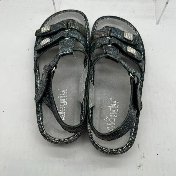 Alegria Sandals Womens 39 Kleo Slingback Black Leather US 9 Kle 292 - Picture 6 of 8